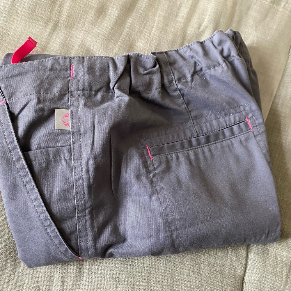 Scrub Pants By SMITTEN, Grey, Sz Lg/Tall, (Preowned)